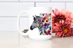 Vibrant Zebra | Sublimation | PNG Clipart Product Image 2