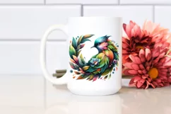 Bird with Flower Body PNG Product Image 2
