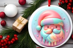 Pastell 3D Santa PNG Product Image 2
