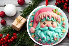 Pastell 3D Santa PNG Product Image 2