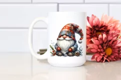 Christmas Gnome Watercolor, High-Res PNG Product Image 2