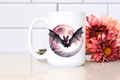 Simple Bat Watercolor Splash Clipart Product Image 2