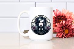 Detailed Gothic Girl PNG Product Image 2