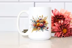 Colorfull Bouquet Watercolor Abstract | Sublimation | Product Image 2