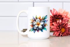 Abstract Shiny Gardenia | Sublimation Clipart Product Image 2