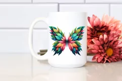 Vibrant Watercolor Butterfly PNG Product Image 2