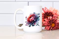 Shiny Ranunculus Watercolor Splash Product Image 2