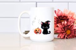 Baby Black Cat Halloween | Clipart Product Image 2