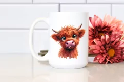 Funny Expressive Cow with Big Eyes PNG Product Image 2