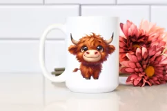 Funny Expressive Cow with Big Eyes PNG Product Image 2