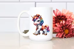 Baby Unicorn Swing Dancing, Fun PNG Product Image 2
