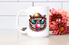 Colorful Quirky Owl Portrait Clipart Product Image 2