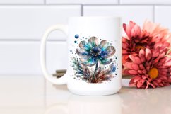 Wooden Stained Anemone Clipart Product Image 2