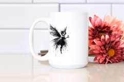a Detailed Gothic Fairy Watercolor Clipart Product Image 2