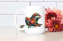 Otter with Flower Body PNG Product Image 2