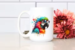Quirky Colorful Parrot with Sunglasses Product Image 2