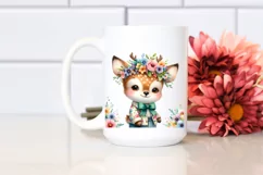 Colorful Smiling Baby Deer PNG Product Image 2