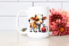 Cute Baby Cow Halloween Clipart Product Image 2
