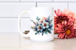 Abstract Rhododendron Material Watercolor Clipart Product Image 2