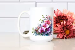 Vibrant Orchid Watercolor PNG Product Image 2
