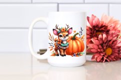 Cute Elk with Pumpkins | Sublimation | Clipart Product Image 2