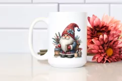 Detailed Vibrant Winter Gnome PNG Product Image 2