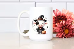Cute Baby Cow Halloween PNG Product Image 2