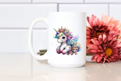 Colorful Baby Unicorn at Mardi Gras Parade Product Image 2