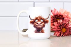 Expressive Highland Cow PNG Product Image 2