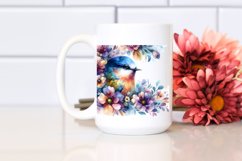 Vibrant Bird Made of Flowers Product Image 2