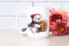Colorful Baby Polar Bear Basket Product Image 2