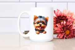 Funny Crazy Yorkshire Terrier | Sublimation | Clipart Product Image 2