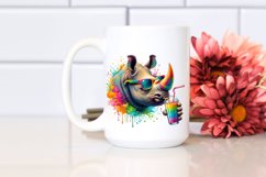 Quirky Animals Drinking Clipart Product Image 2