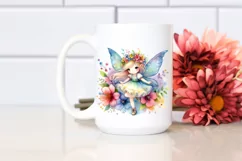 Colorful Fairy Whimsical Sublimation Clipart Product Image 2