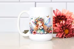 Colorful Fairy Whimsical Sublimation Clipart Product Image 2