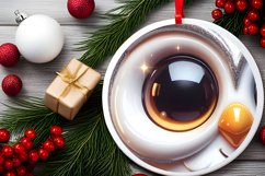 Shiny Christmas Face Round Owl Product Image 2