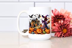 Witch Halloween Watercolor Clipart Product Image 2