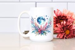 Abstract Moon Foliage Clipart Product Image 2