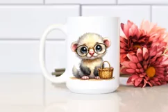 Funny Baby Ferret Lamb es Clipart Product Image 2