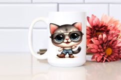 Baby Cat Big Eyes Sunglasses Clipart Product Image 2