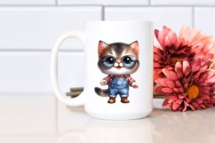 Baby Cat Big Eyes Sunglasses Clipart Product Image 2