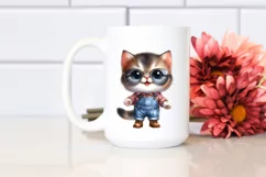 Baby Cat Big Eyes Sunglasses Clipart Product Image 2