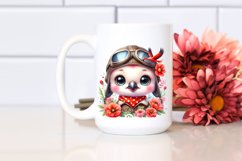 Colorful Small Baby Flamingo | Clipart Product Image 2