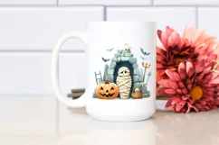 Funny Halloween Mummy's Tomb PNG Product Image 2