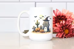 Simple Funny Tombstone Halloween PNG Product Image 2