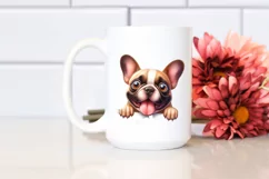 Crazy Looking French Bulldog Smiling | Clipart Product Image 2
