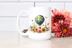 Vintage Hot Air Balloon | Clipart Product Image 2