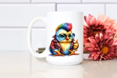 Funny Baby Chicken Sitting PNG Product Image 2