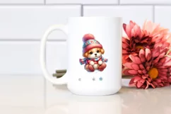 Winter Baby Puppy, Transparent PNG Product Image 2