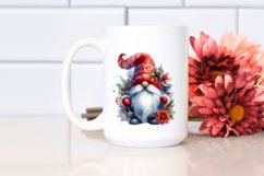 Washed Vibrant Christmas Gnome, PNG Product Image 2